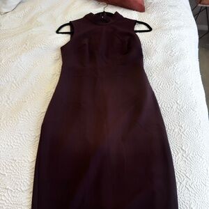 Express Strapless Dark Purple Dress